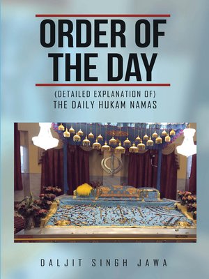 cover image of Order of the Day
